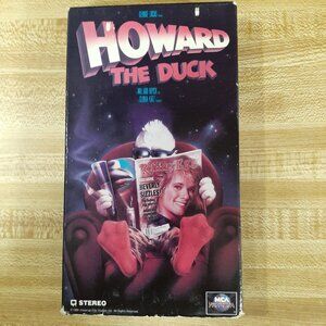 Howard The Duck 1986 VHS Hastings Rental Lea Thompson Tim Robbins Marvel Comics
